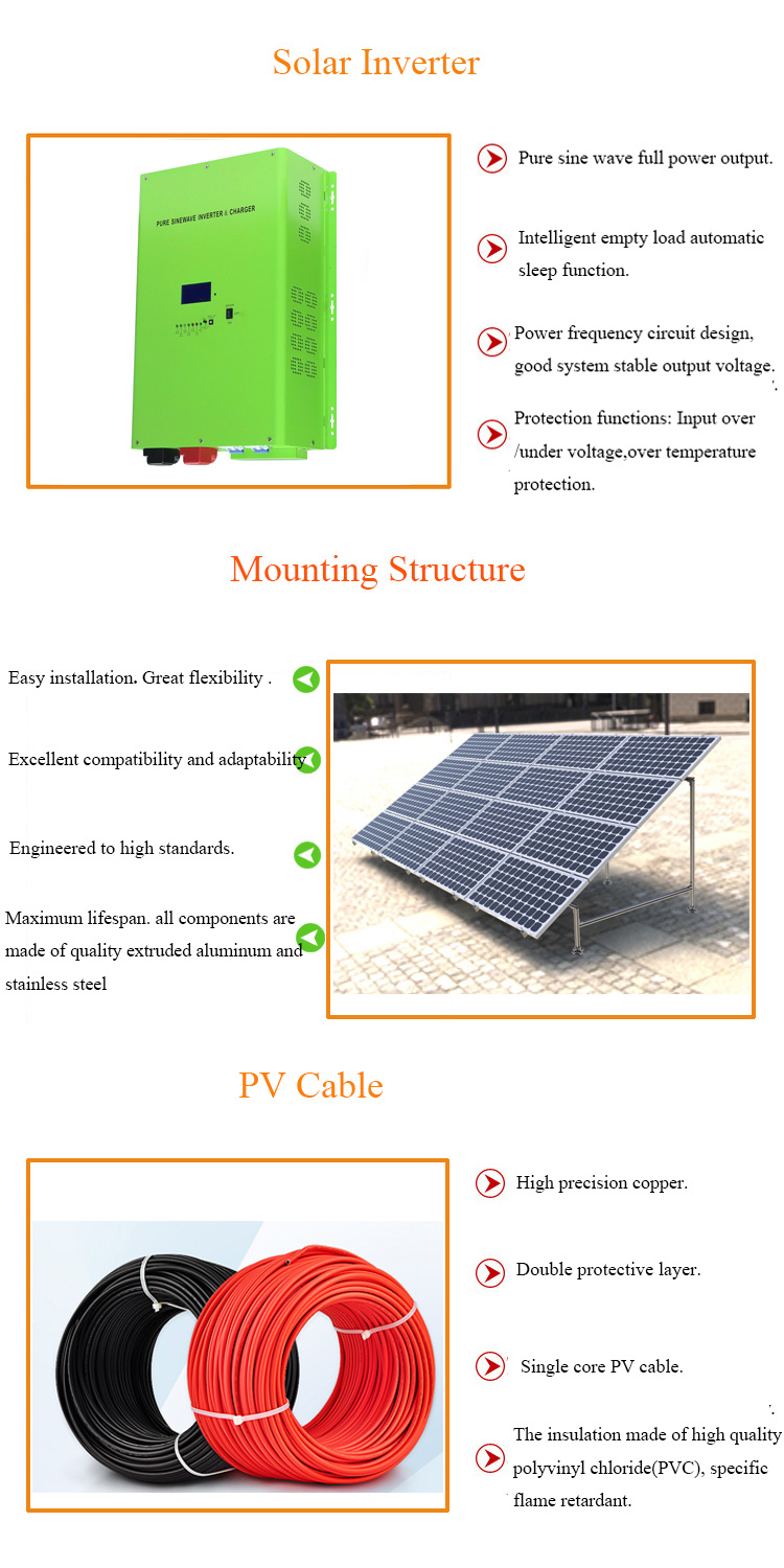 2kw off-Grid Solar Energy System for Residential