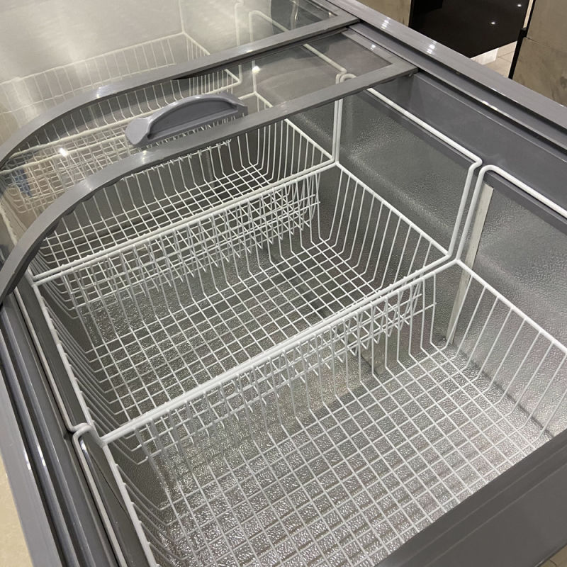 Commercial Refrigerator Mobile Deep Chest Freezer Frozen Food
