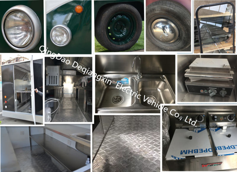 New Condition Mobile Catering Food Cart Vans for Sale