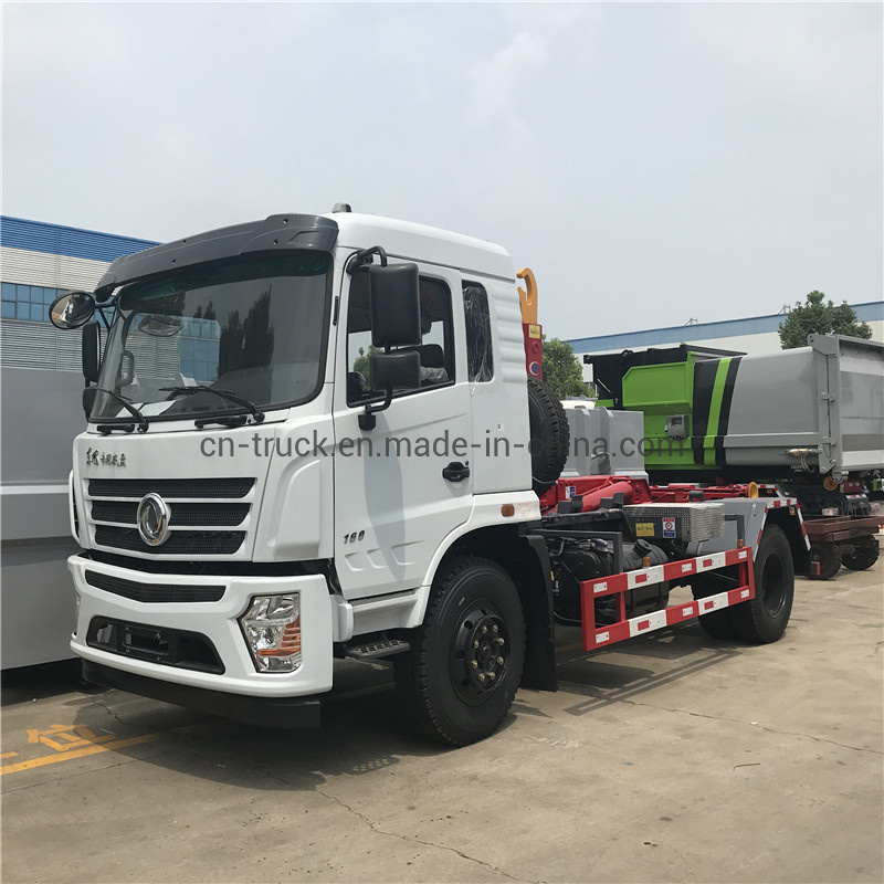 Low Price 10000L 12000L 14000L 15000L Hook Waste Truck Hydraulic Lifter Garbage Truck