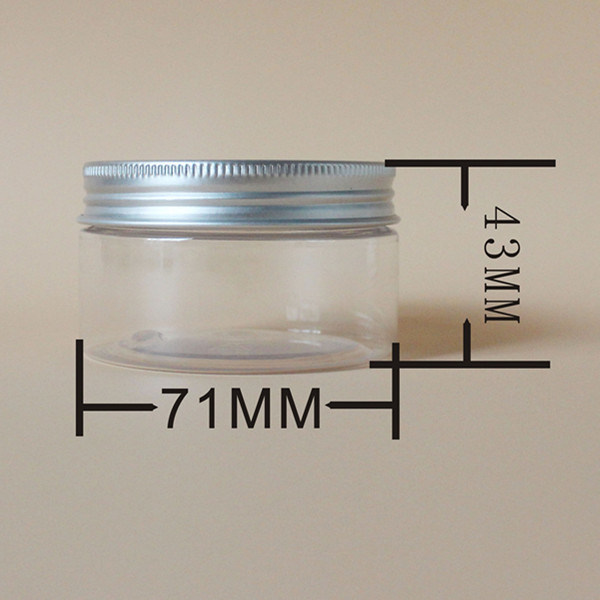 100ml Clear Pet Jar Empty Food Jar Pet Cream Jar