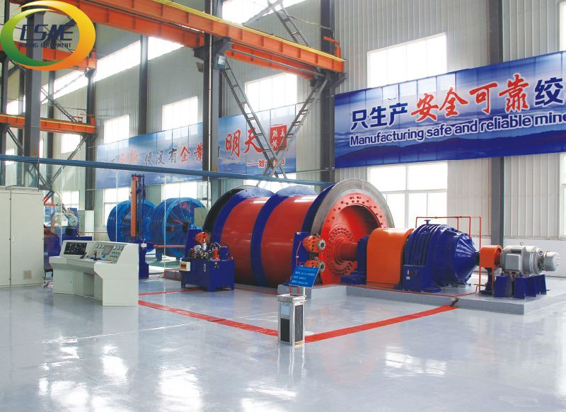 Double Drum Single-Rope Mine Hoist for Shaft Lifting