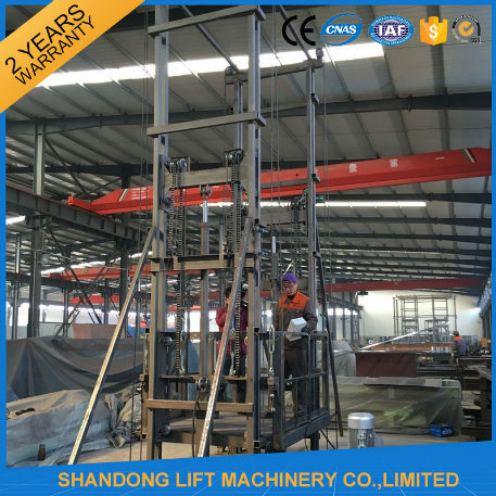 Lead Rail Goods Lift Table for Sale