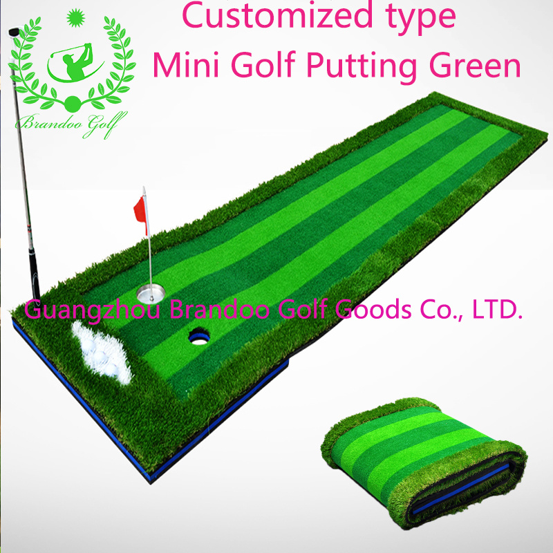 Customized Size Synthetic Artificial Durable Turf Movable Golf Putting Green