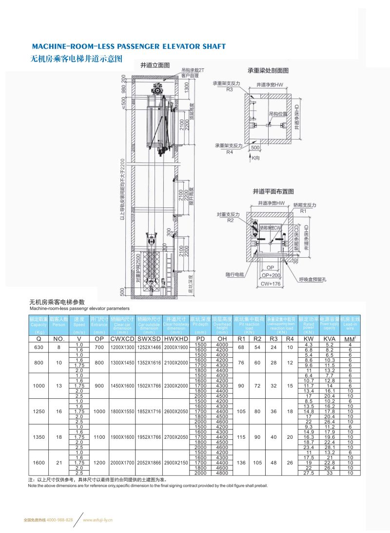 Stable & Standard Glass Passenger Elevator Lift with Good Price