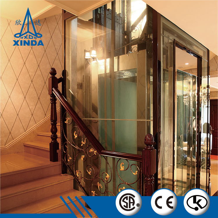 Home Passenger Lift Villa Residential Elevator with Factory Price