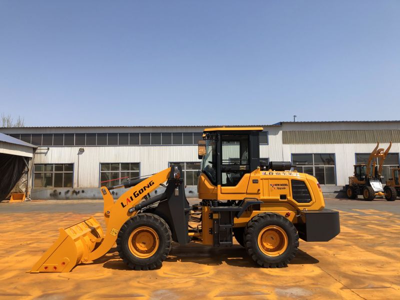 Luxury Cabin Mini Wheel Loader with Quick Hitch