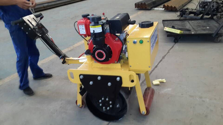 Hydraulic Walk Behind Double Drum Vibratory Road Roller