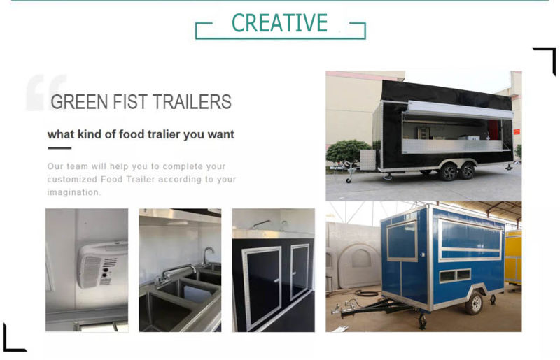 Mobile Food Cart Outdoor Kitchen Mini Food Truck