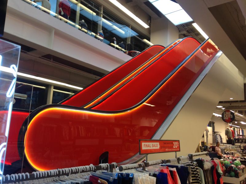 30 or 35 degree shopping mall passenger conveyor escalator