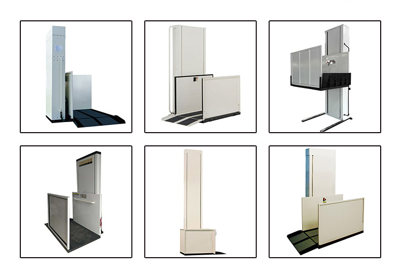 Qiyun CE ISO Certificated Home Lifts Outside Elevator Platform Lift