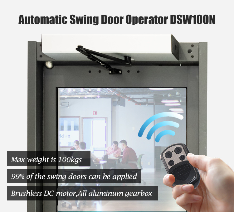 Deper Remote Control Automatic Swing Door Opener Operator for Office Building