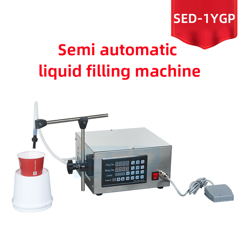 Small Semi Automatic Digital Liquid Filling Machine Small