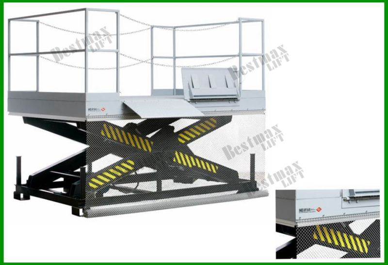 1000kg Cargo Lift Table Stationary Scissor Lift with Ce