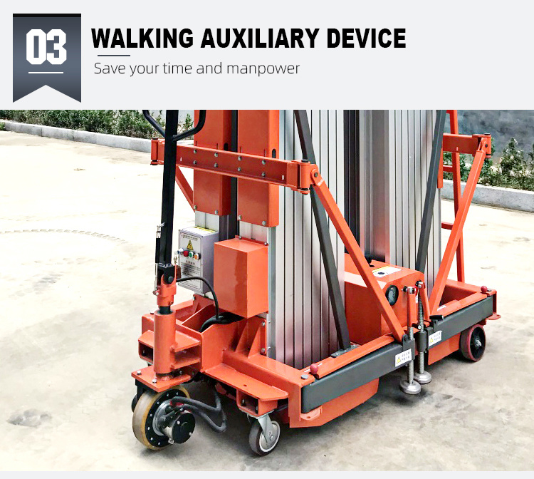 10m Electric Hydraulic Lifter Mobile Mast Lift