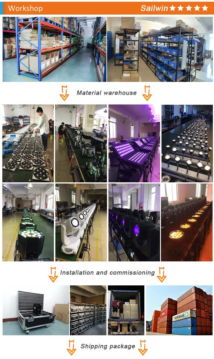 12*10W 4in1 RGBW CREE LED Moving Head Beam Light