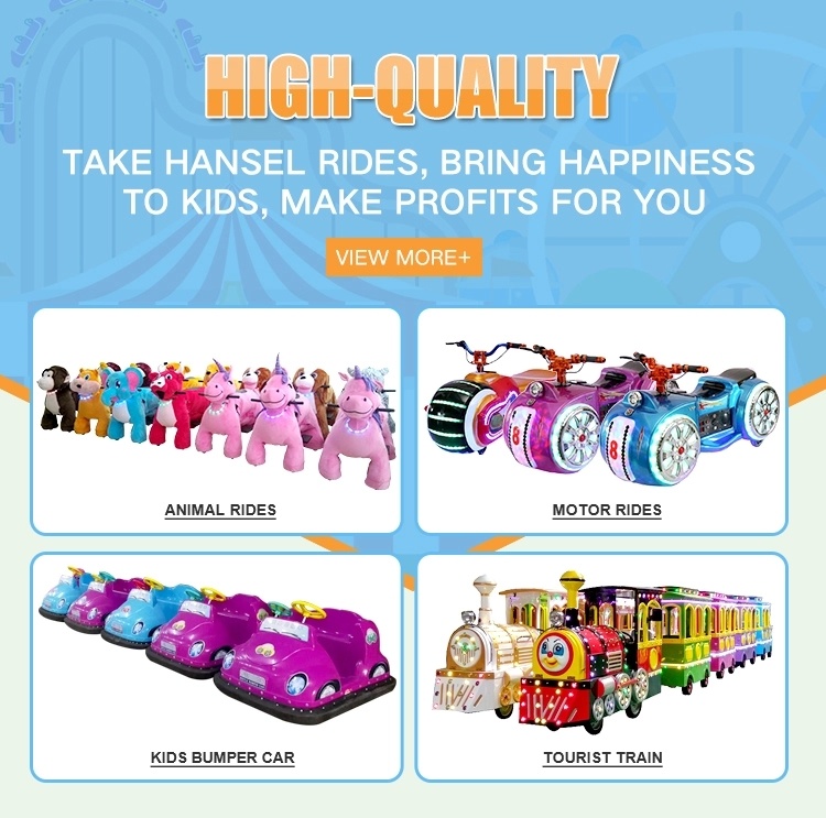 Hansel Motorized Animal Scooters Electric Animal Ride for Shopping Mall