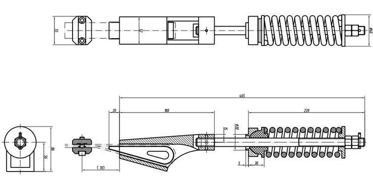 Elevator Rope Attachment with Steel Wire Rope Fasteners