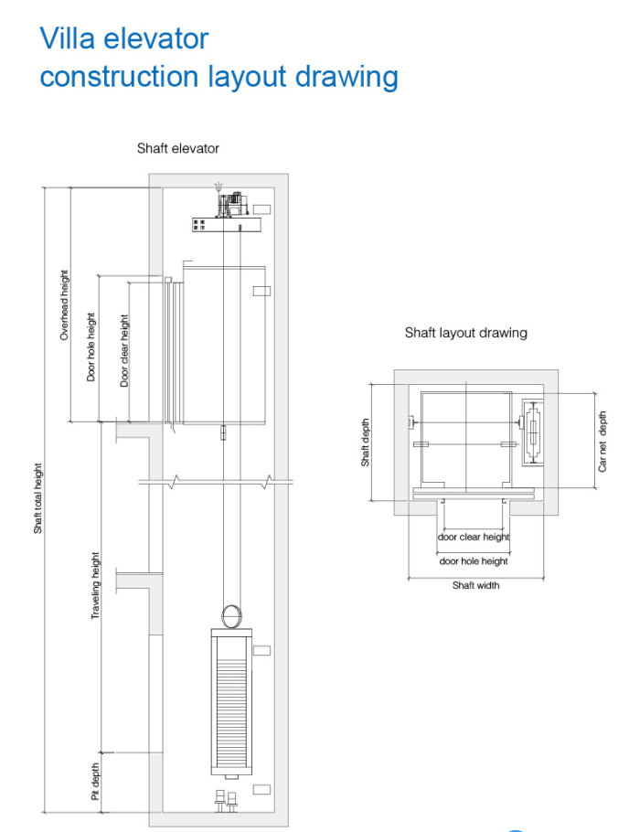 Passenger Elevator Residential Commercial Building Elevator with Good Quality