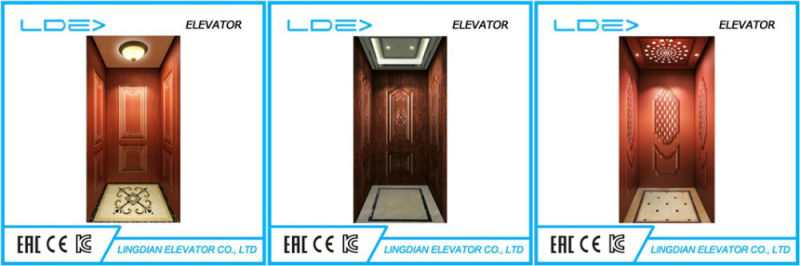 Small Machine Room Passenger Lift for Hotels, /Malls/ Apartments
