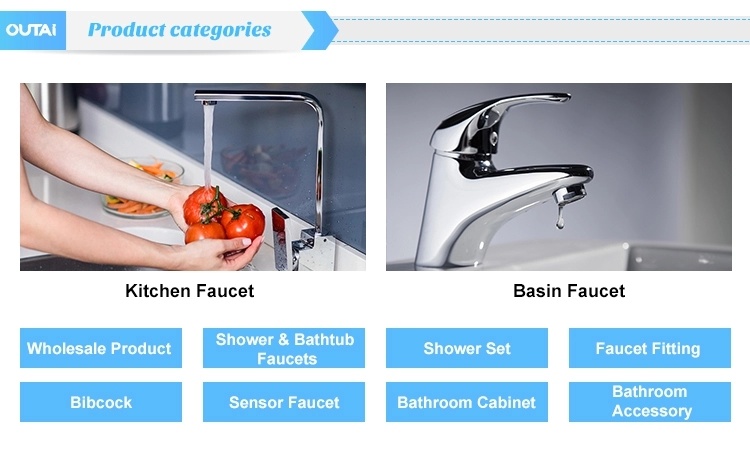 Zinc-Alloy Kitchen Mixer Shiny Modern Kitchen Faucet Food Washing Tap