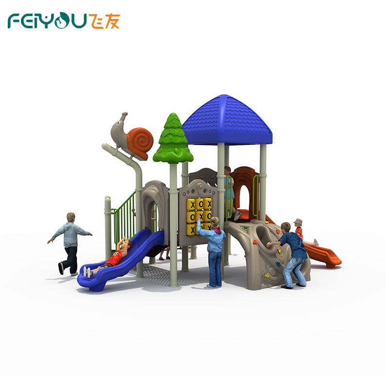 Feiyou Playground School/Park/Kfc Plastic Children Outdoor Amusement Playground Equipment