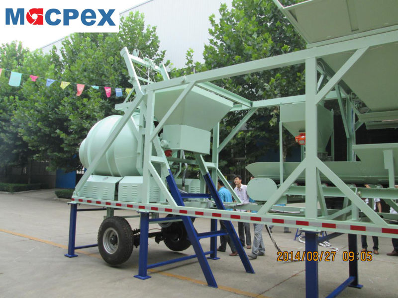 Mobile Concrete Mixing Plant of 35 M3/H