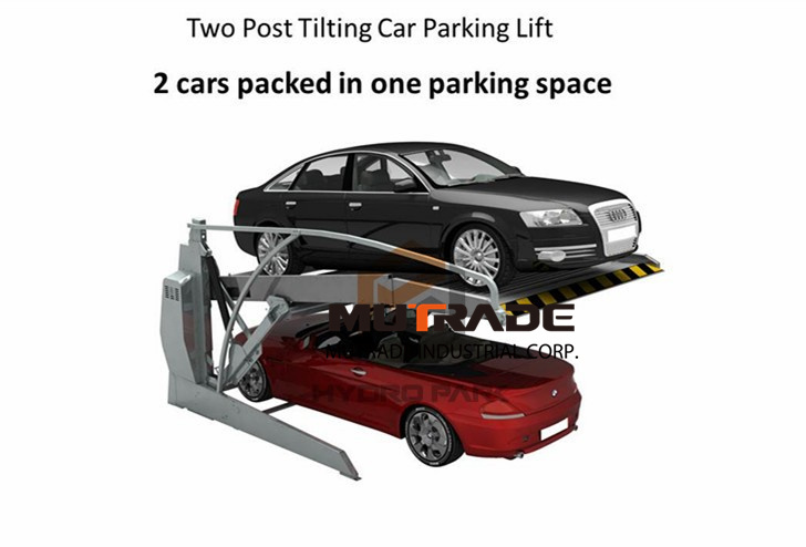 Tilting Park Lift Simple Parking Equipment for Sedans