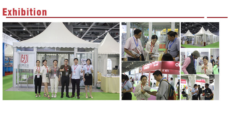 China Double Decker Exhibition Tent with Glass Wall for Event