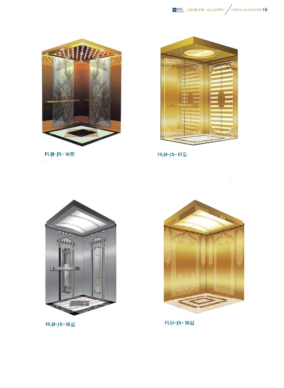 320kg~400kg Home Lift Elevators, Luxury Small Residential Lift