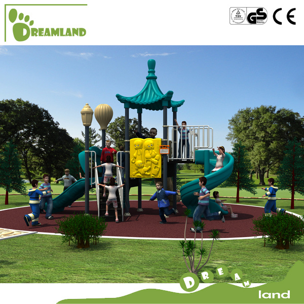 Professional Children Outdoor Playground Plastic Slide Commercial Amusement Park Outdoor Playground