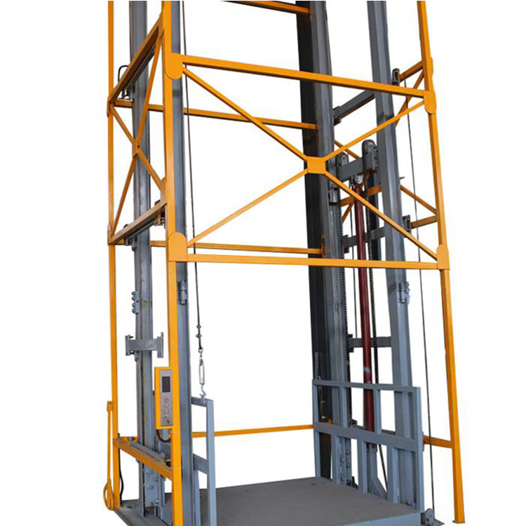 10m Industrial Warehouse Hydraulic Vertical Freight Elevator Lifts