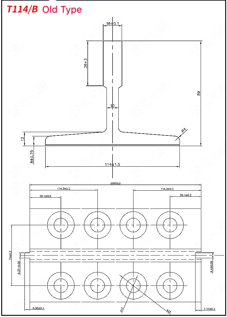 China Elevator Cabin Counterweight Guide Rail Supplier/Manufacturer