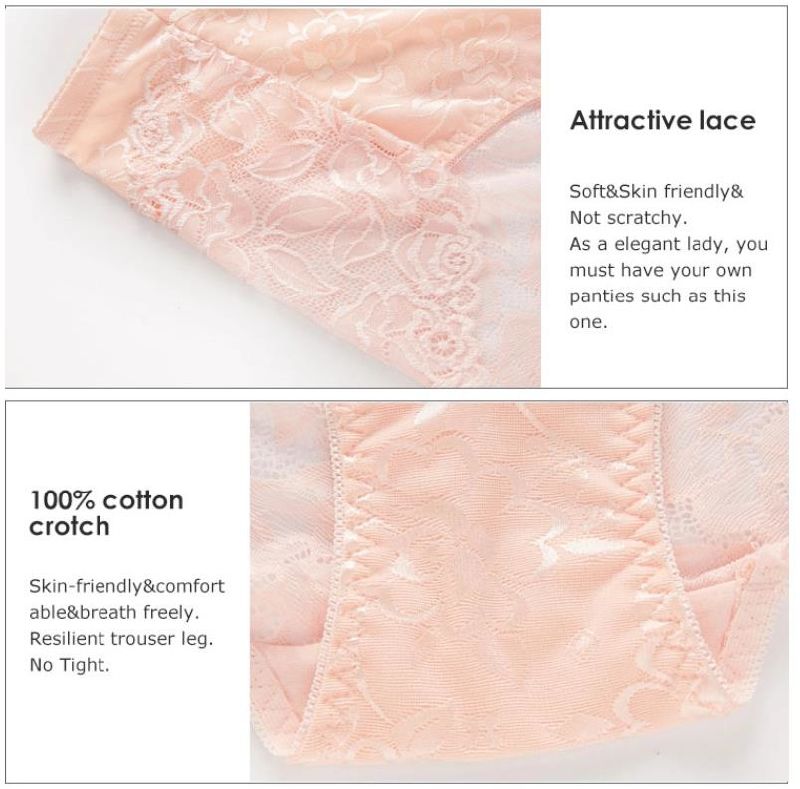 Customizable Ladies Sexy Seamless Panties Ladies Underwear Lace Panties