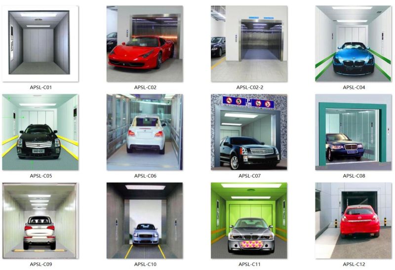 Garage Auto Parking Freight Car Cargo Lift Elevator