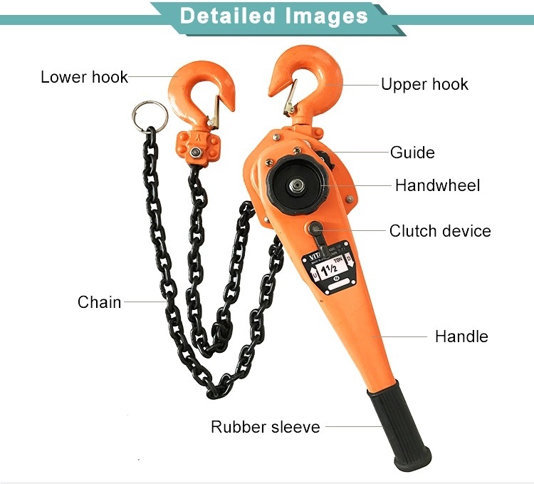 1.5 Ton Ratchet Lever Hoist Pulley Lifting 3meters