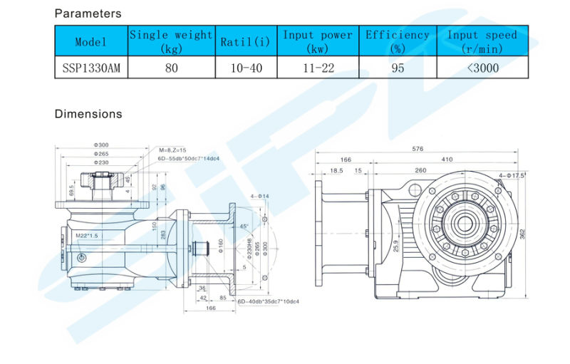 Right Angle Gearbox Helical Bevel Gearmotor
