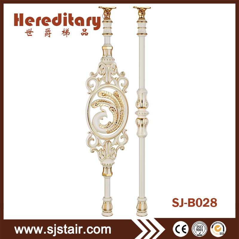 Customized Copper Staircase Light Luxury Stair Railing Club Stair Railing