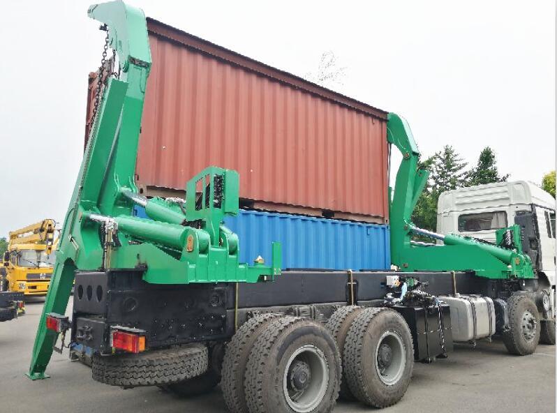 3 Axle Side Lifter Crane Container Side Loader Trailer