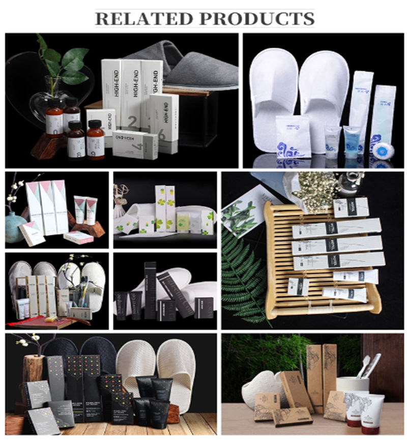 Disposable Items Hotel Guest Room, Bulk Amenities for Hotel Bathroom, Hotel Toiletries Accessories Wholesale