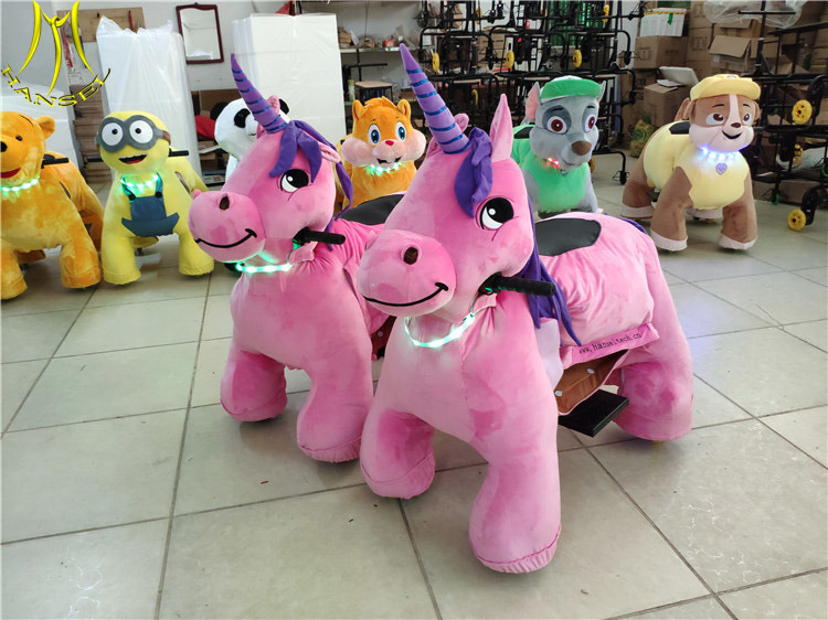 Hansel Coin Operated Kiddie Ride Electric Animal Ride Unicorn for Shopping Mall