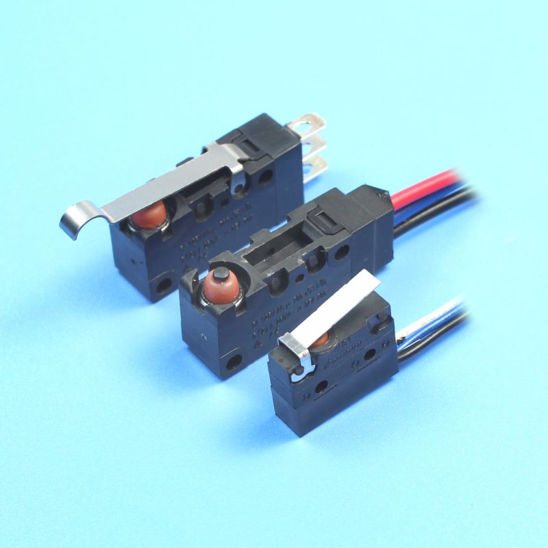 Arc Lever IP67 Waterproof Micro Limit Switch with Wire Leads