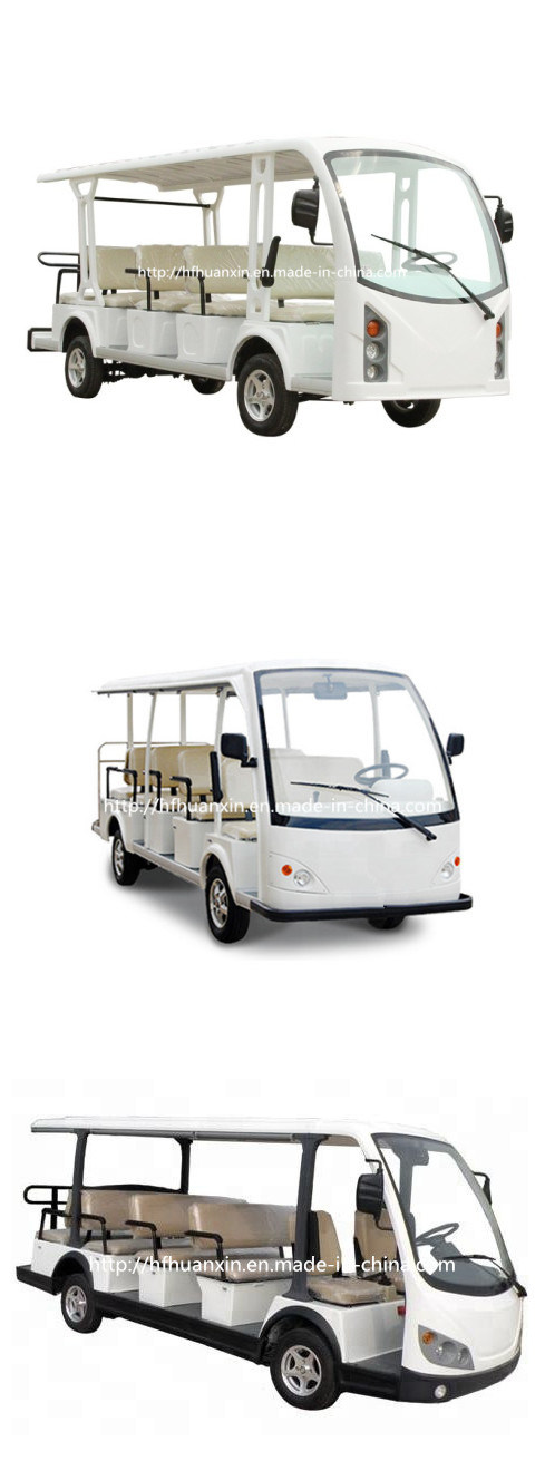 New Design 8-14 Seats Tourist Electric Sightseeing Bus with 72V 5kw Motor