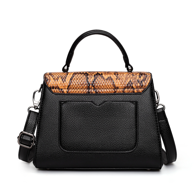 Ladies Fashion Handbag Ladies Snakeskin Messenger Bag