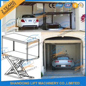 Double Deck Car Elevator Lift Platform for Home Garage
