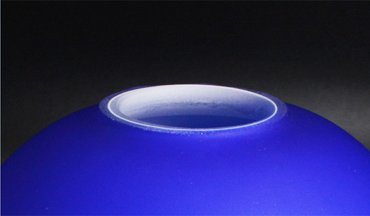 Blue Round Ball Glass Blown Glass Lamp Shades