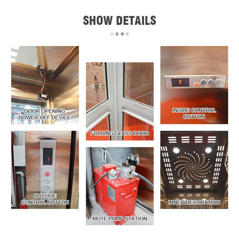 Customized Home Elevator Lift Disabled Hydraulic Electric Lifter