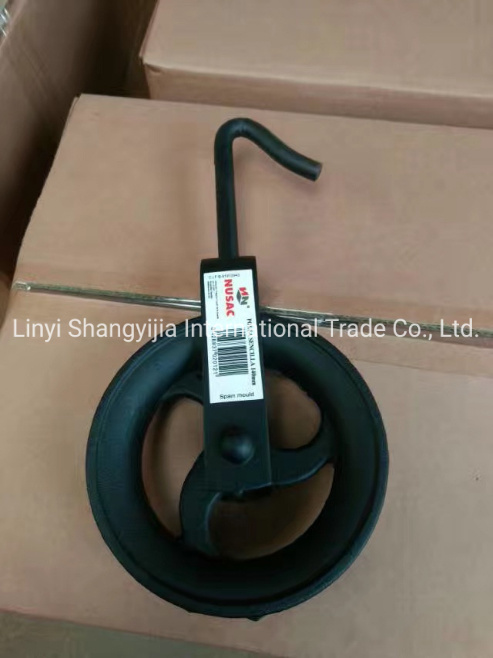 120mm 140mm 180mm Block Pulley with Safety Shelf Rope Lifting Pulley