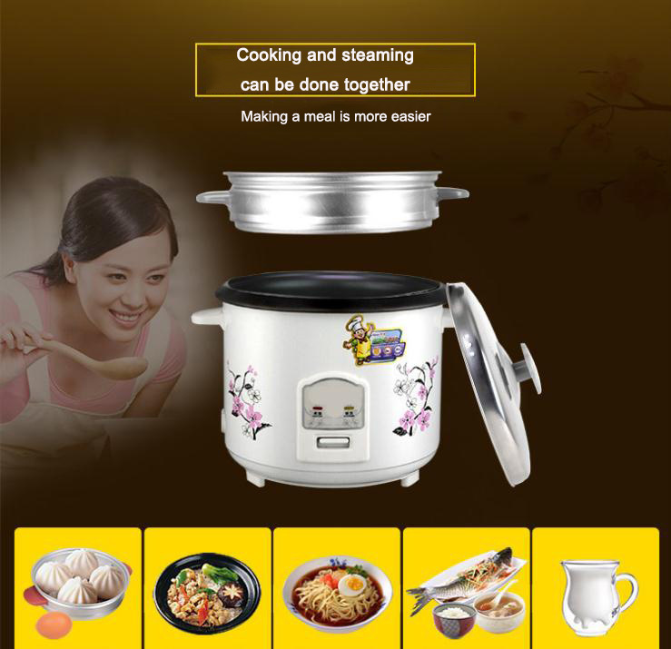 Multifunction Home Use Microwave Mini Rice Cooker with Double Inner Pot