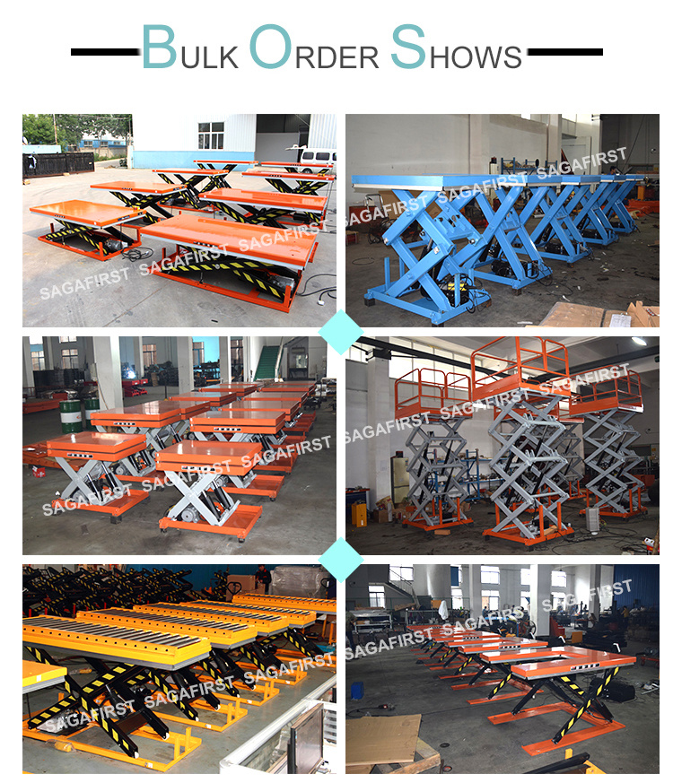 Home Hydraulic Electric Equipment Stationary Scissor Lift with Ce